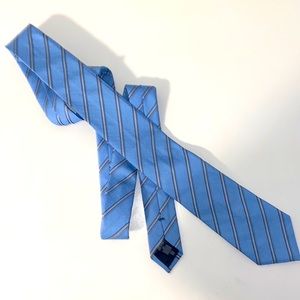 COPY - Armani blue striped tie